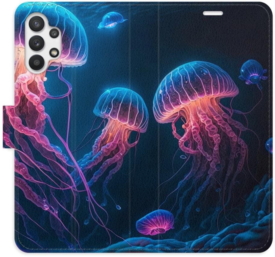 iSaprio flip puzdro Jellyfish na Samsung Galaxy A32 5G Kryt na mobil