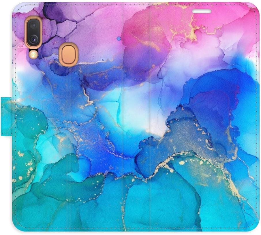 iSaprio flip puzdro BluePink Paint na Samsung Galaxy A40 Kryt na...