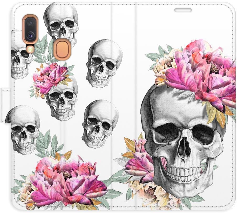 iSaprio flip puzdro Crazy Skull pre Samsung Galaxy A40 Kryt na mobil