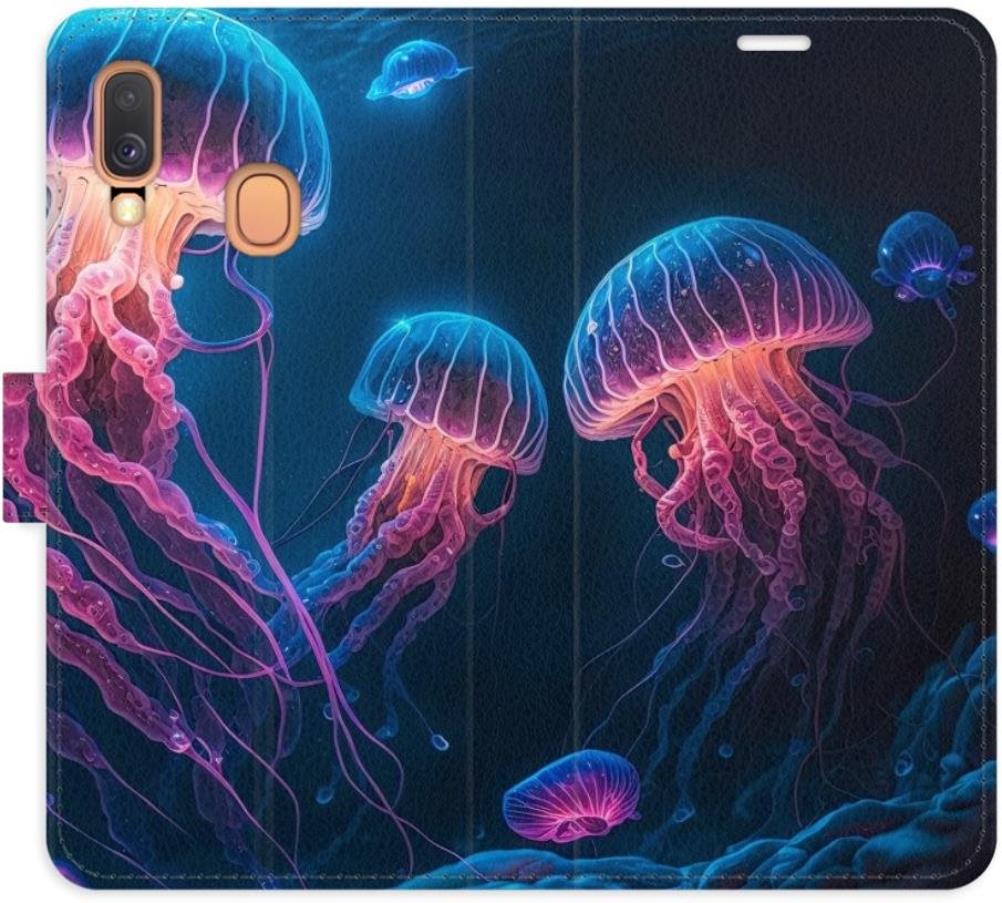iSaprio flip puzdro Jellyfish pre Samsung Galaxy A40 Kryt na mobil
