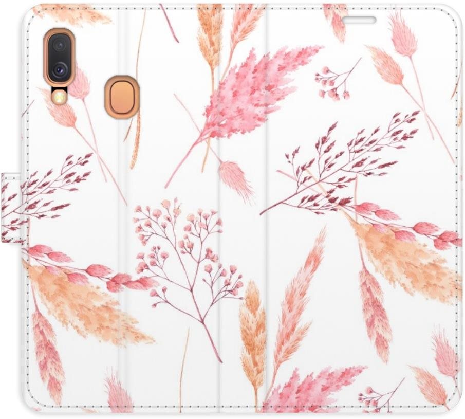 iSaprio flip puzdro Ornamental Flowers pre Samsung Galaxy A40 Kryt...