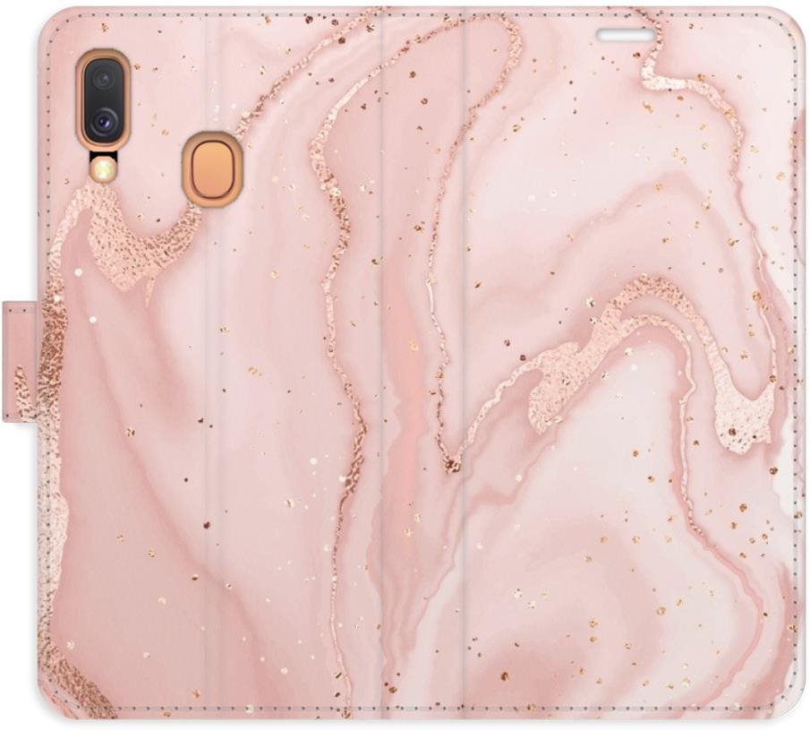 iSaprio flip puzdro RoseGold Marble na Samsung Galaxy A40 Kryt na...