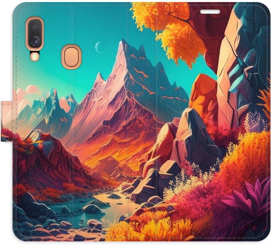 iSaprio flip puzdro Colorful Mountains na Samsung Galaxy A40 Kryt...