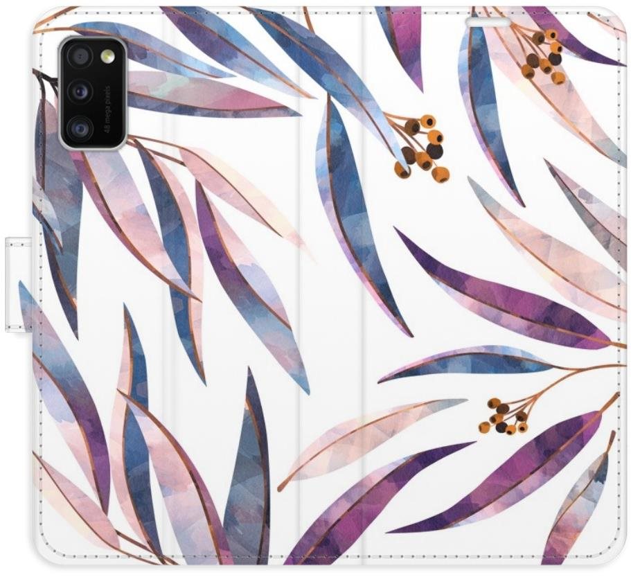 iSaprio flip puzdro Ornamental Leaves na Samsung Galaxy A41 Kryt na...