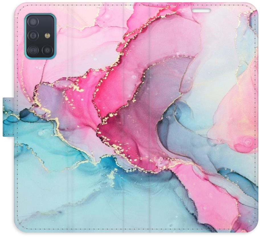 iSaprio flip puzdro PinkBlue Marble pre Samsung Galaxy A51 Kryt na...