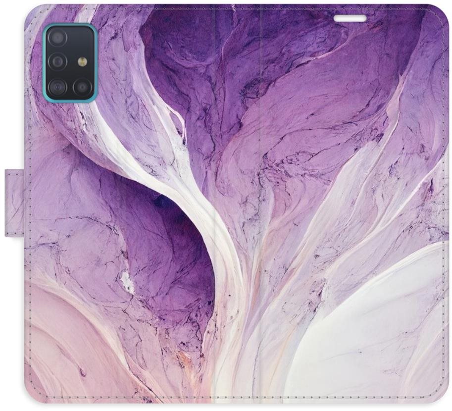 iSaprio flip puzdro Purple Paint pre Samsung Galaxy A51 Kryt na mobil