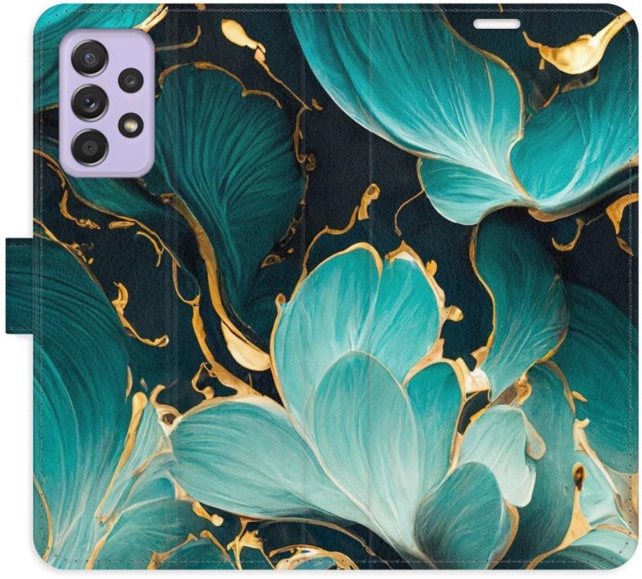 iSaprio flip puzdro Blue Flowers 02 pre Samsung Galaxy A52/A52...