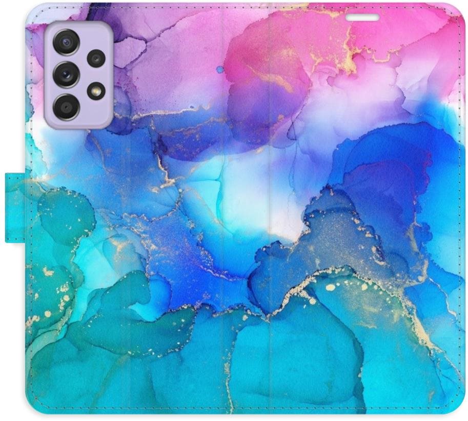 iSaprio flip puzdro BluePink Paint pre Samsung Galaxy A52/A52...