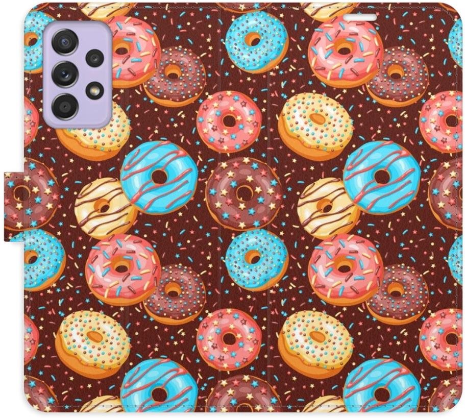 iSaprio flip puzdro Donuts Pattern pre Samsung Galaxy A52/A52...