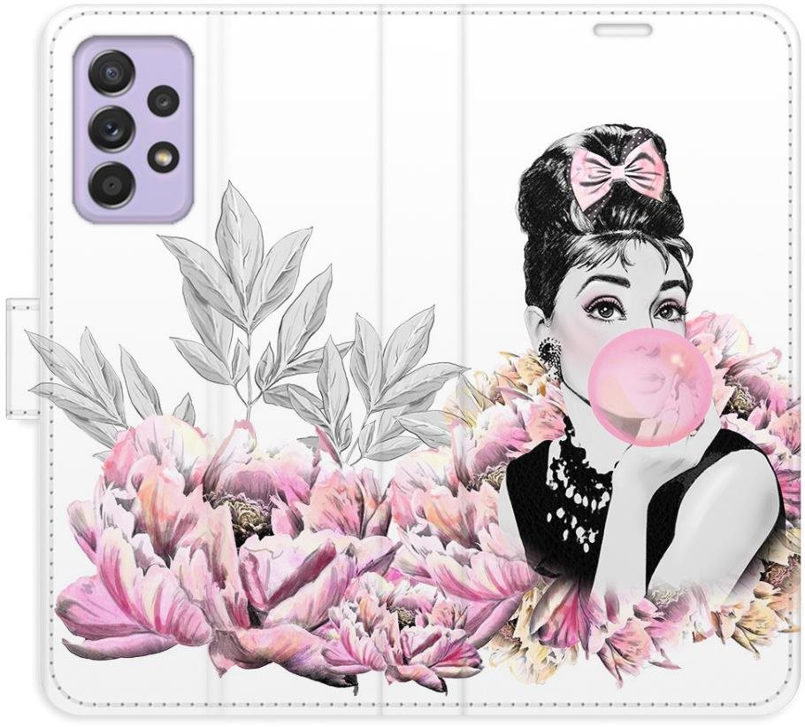 iSaprio flip puzdro Girl with bubble pre Samsung Galaxy A52/A52...