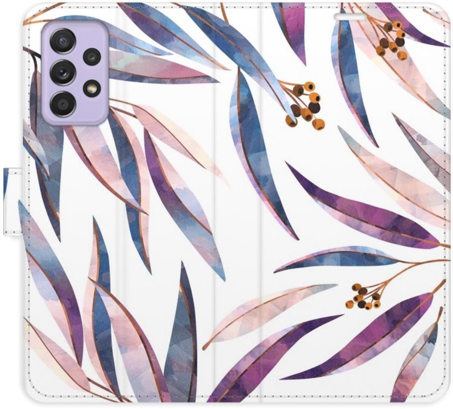iSaprio flip puzdro Ornamental Leaves na Samsung Galaxy A52/A52...