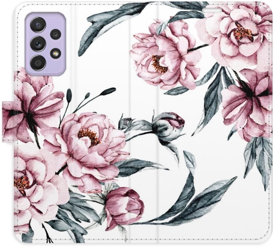 iSaprio flip puzdro Pink Flowers pre Samsung Galaxy A52/A52 5G/A52s...