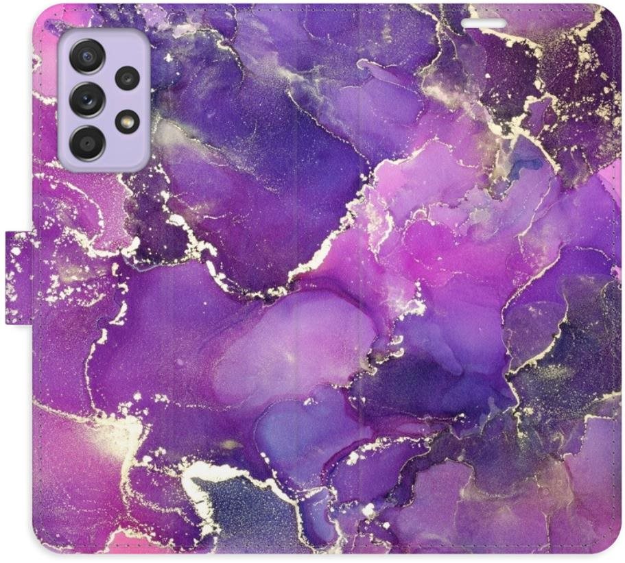 iSaprio flip puzdro Purple Marble pre Samsung Galaxy A52/A52...