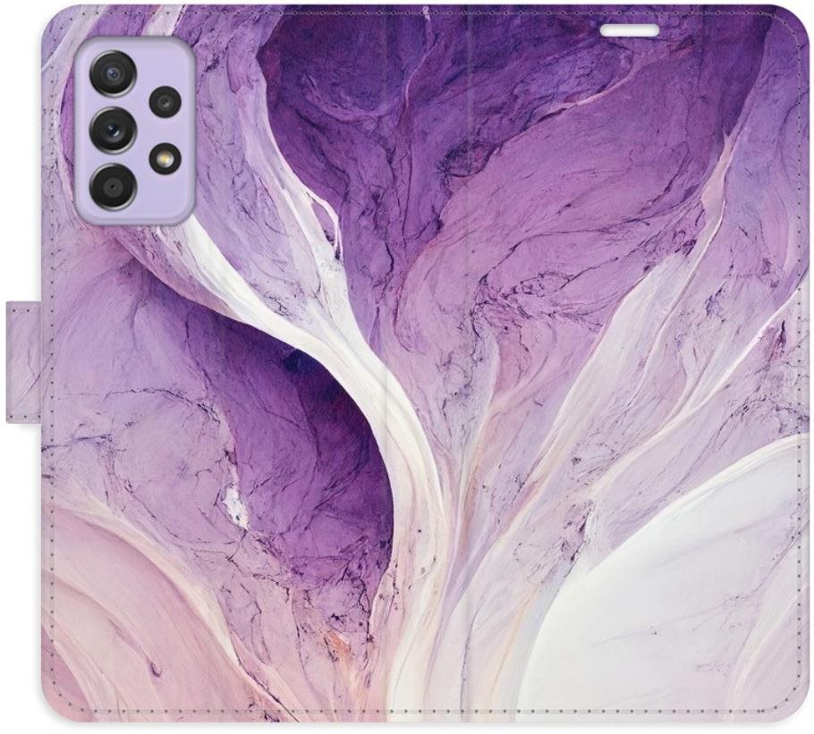 iSaprio flip puzdro Purple Paint pre Samsung Galaxy A52/A52 5G/A52s...