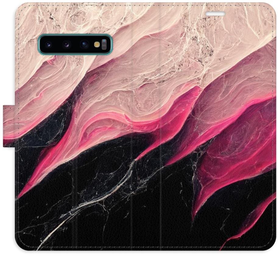 iSaprio flip puzdro BlackPink Marble na Samsung Galaxy S10 Kryt na...