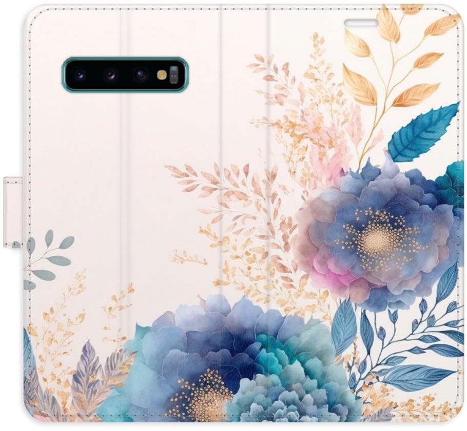 iSaprio flip puzdro Ornamental Flowers 03 na Samsung Galaxy S10...