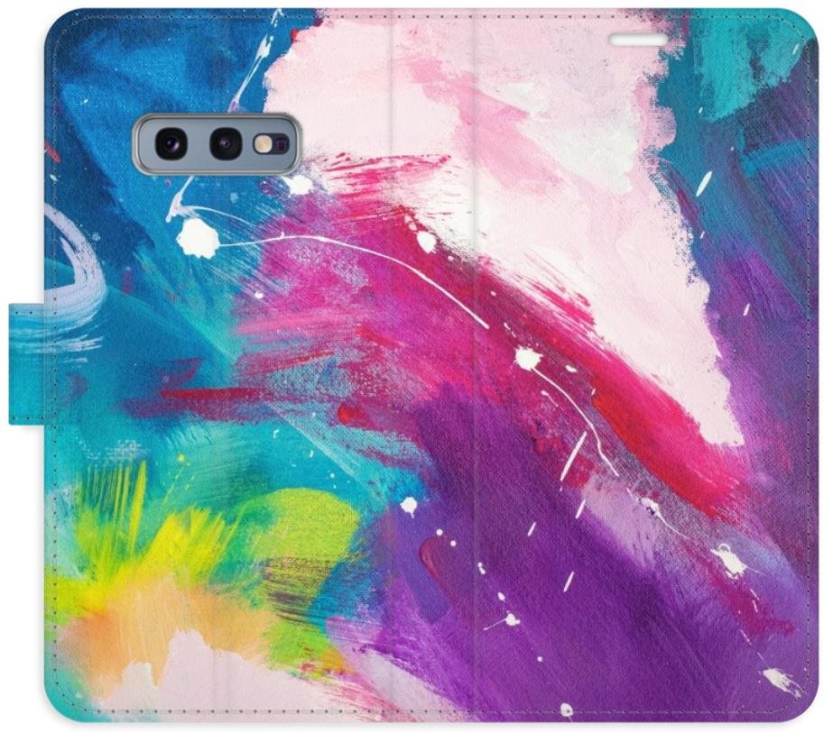 iSaprio flip puzdro Abstract Paint 05 pre Samsung Galaxy S10e Kryt...