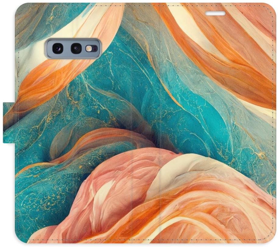 iSaprio flip puzdro Blue and Orange pre Samsung Galaxy S10e Kryt na...
