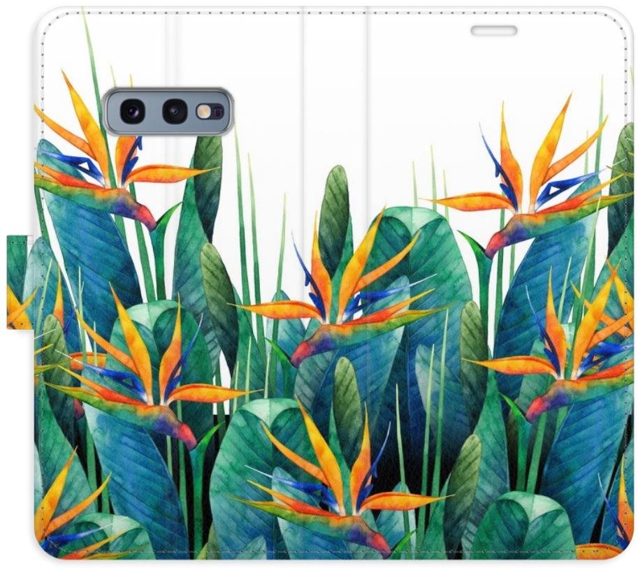iSaprio flip puzdro Exotic Flowers 02 na Samsung Galaxy S10e Kryt...
