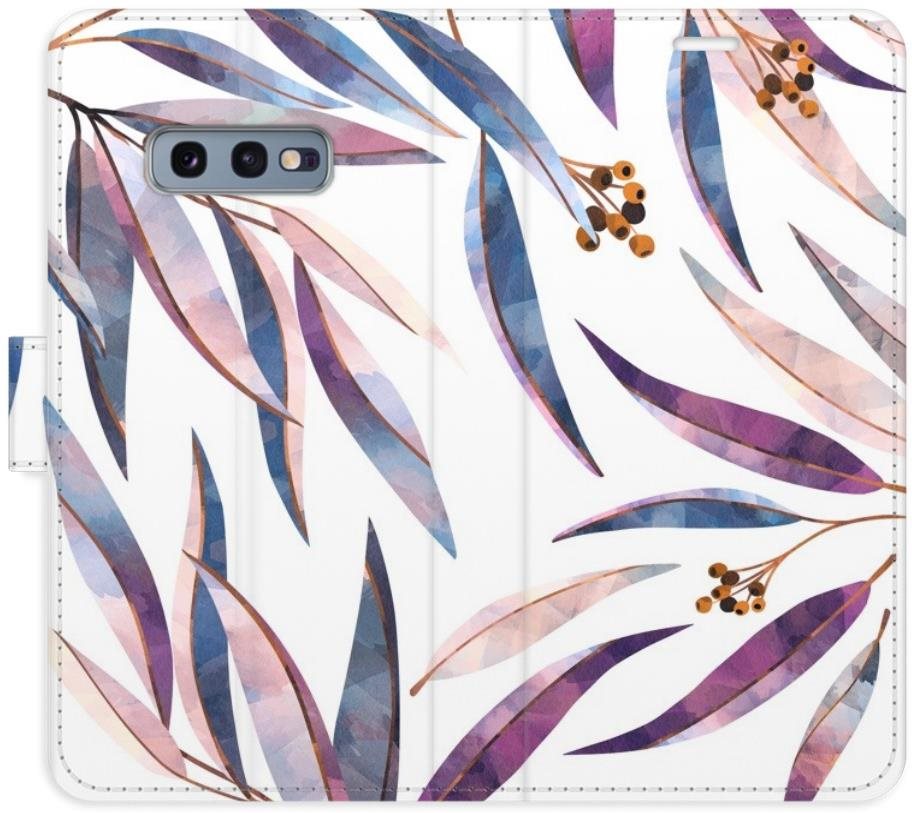 iSaprio flip puzdro Ornamental Leaves na Samsung Galaxy S10e Kryt...
