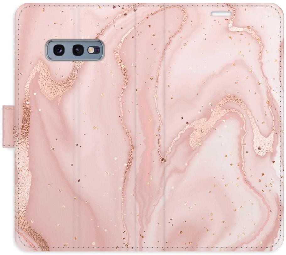 iSaprio flip puzdro RoseGold Marble pre Samsung Galaxy S10e Kryt na...
