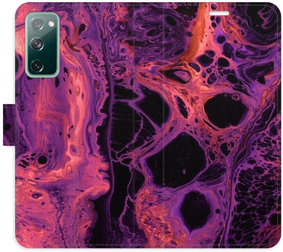 iSaprio flip puzdro Abstract Dark 02 pre Samsung Galaxy S20 FE Kryt...