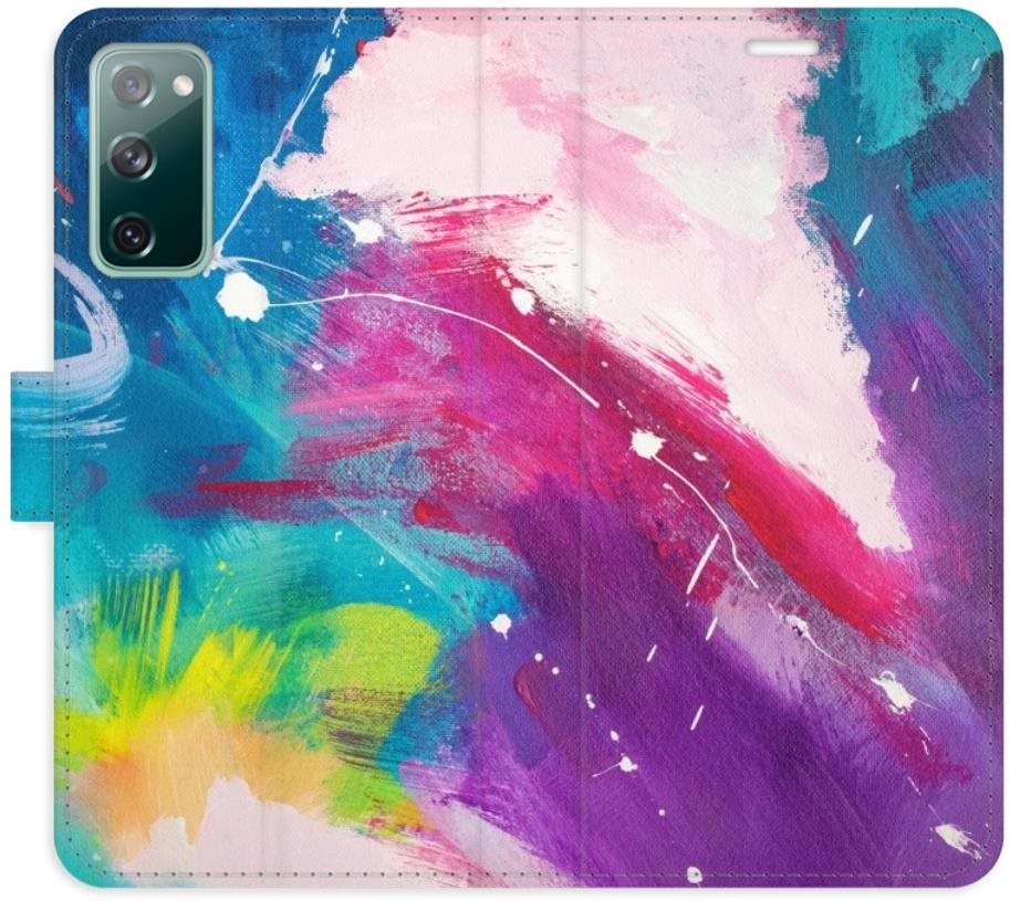 iSaprio flip puzdro Abstract Paint 05 na Samsung Galaxy S20 FE Kryt...