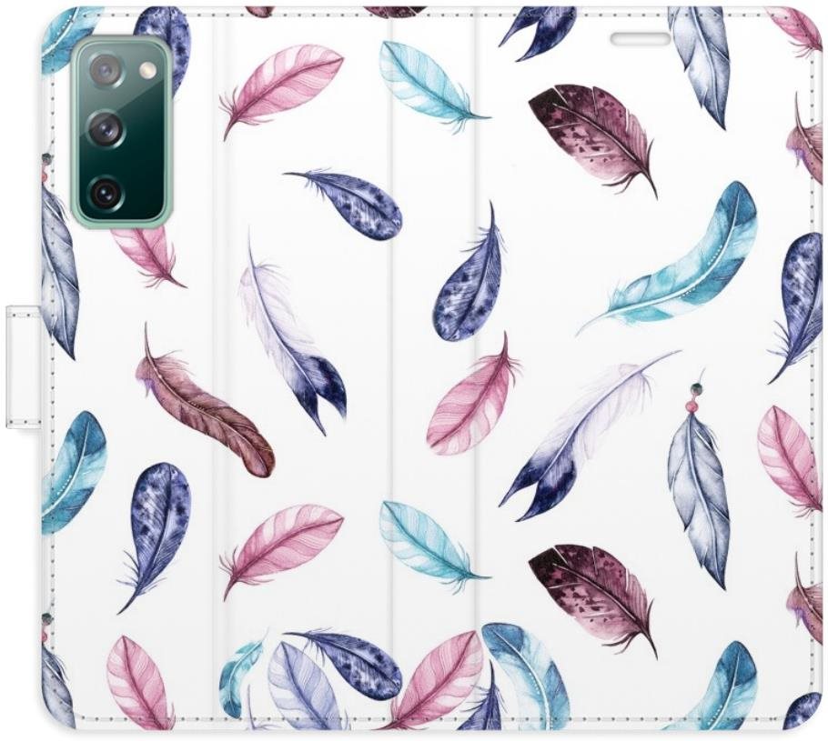 iSaprio flip puzdro Colorful Feathers pre Samsung Galaxy S20 FE...