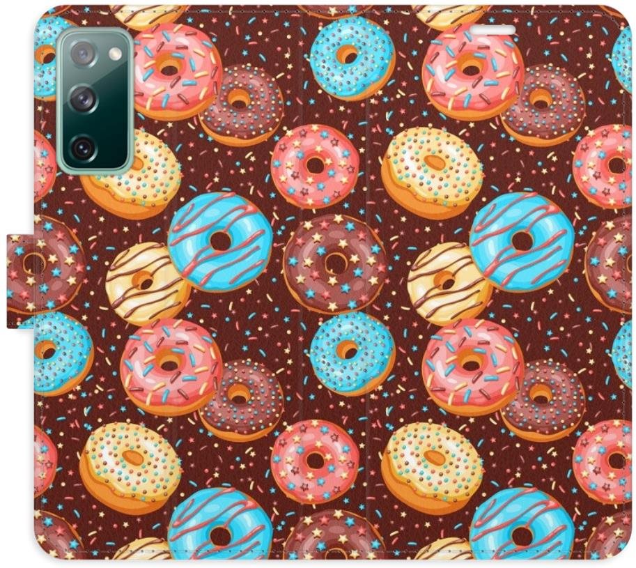 iSaprio flip puzdro Donuts Pattern pre Samsung Galaxy S20 FE Kryt...