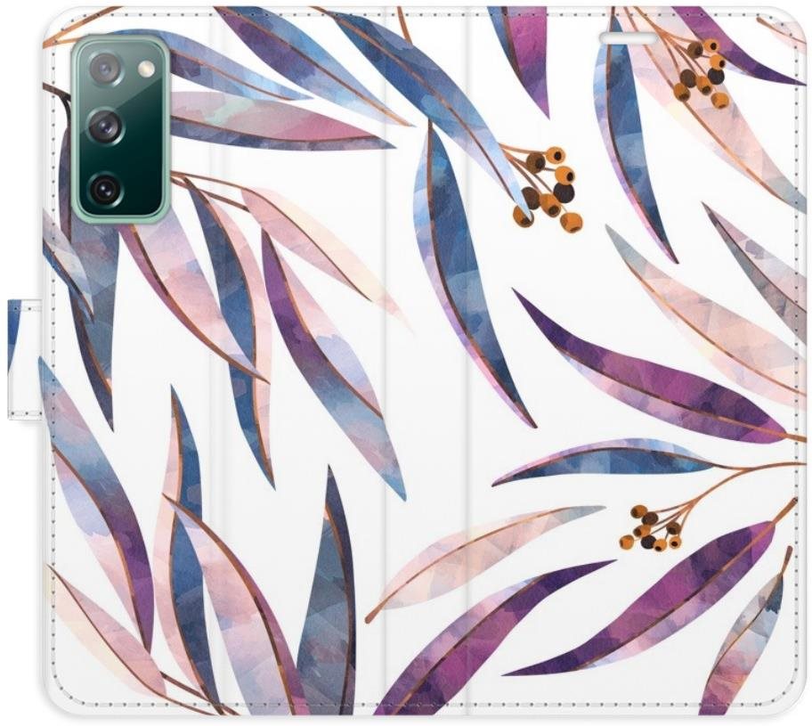 iSaprio flip puzdro Ornamental Leaves pre Samsung Galaxy S20 FE...