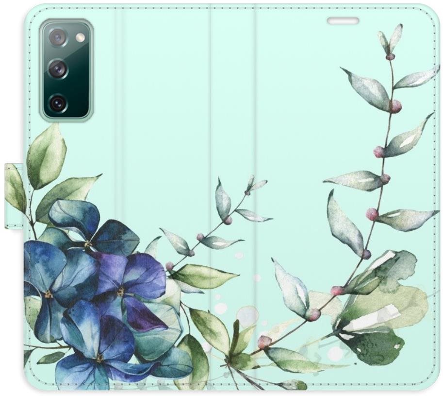 iSaprio flip puzdro Blue Flowers na Samsung Galaxy S20 FE Kryt na...