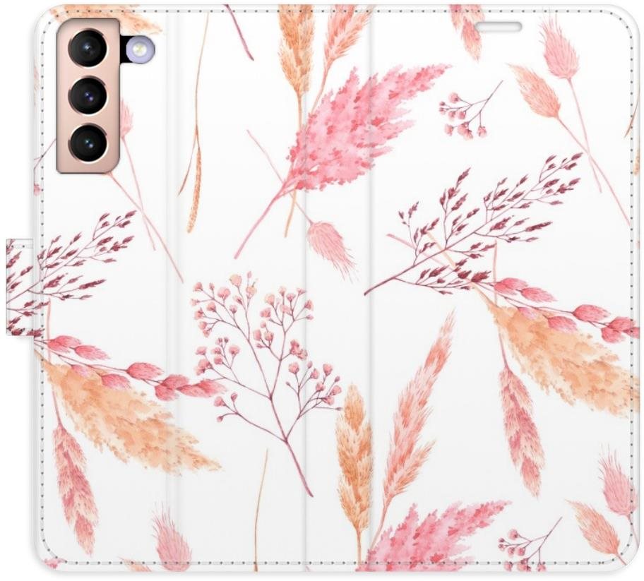 iSaprio flip puzdro Ornamental Flowers pre Samsung Galaxy S21 Kryt...