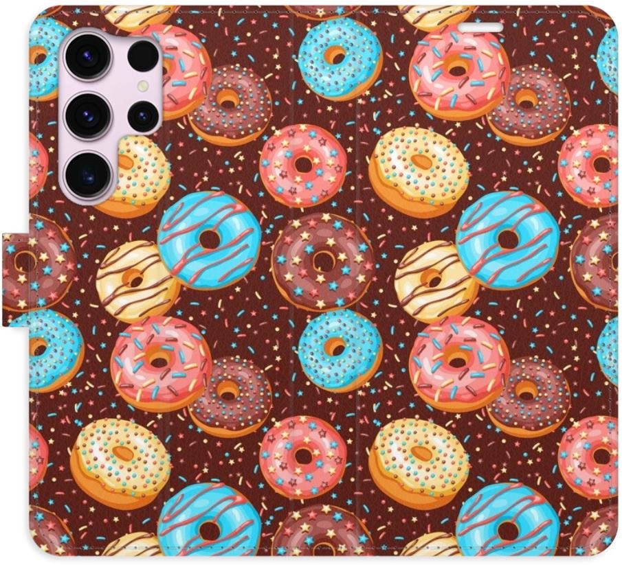 iSaprio flip pouzdro Donuts Pattern pro Samsung Galaxy S23 Ultra...