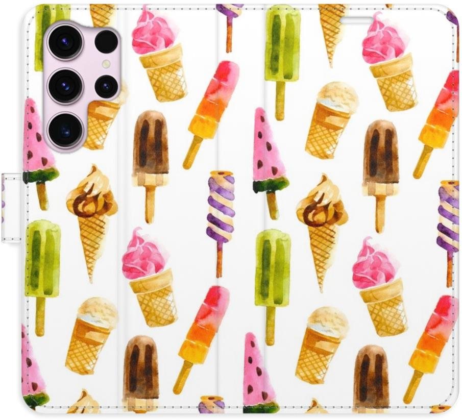 iSaprio flip puzdro Ice Cream Pattern pre Samsung Galaxy S23 Ultra...