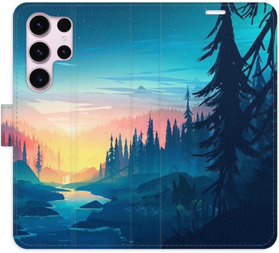 iSaprio flip puzdro Magical Landscape pre Samsung Galaxy S23 Ultra...