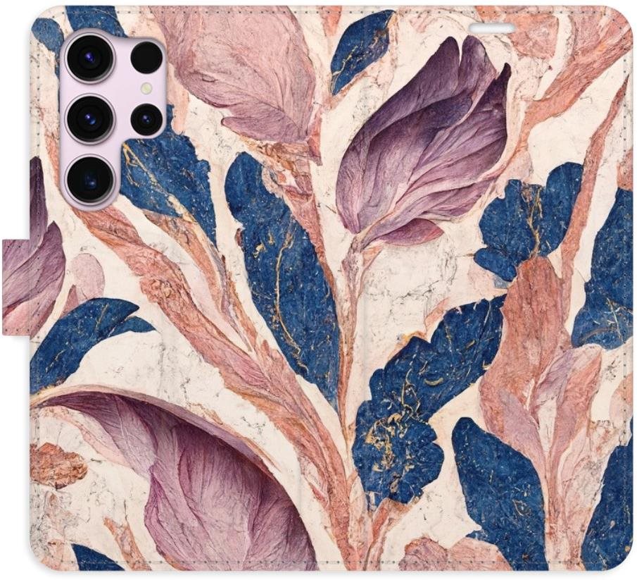 iSaprio flip puzdro Old Leaves 02 pre Samsung Galaxy S23 Ultra Kryt...