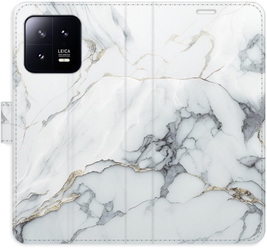 iSaprio flip puzdro SilverMarble 15 na Xiaomi 13 Kryt na mobil
