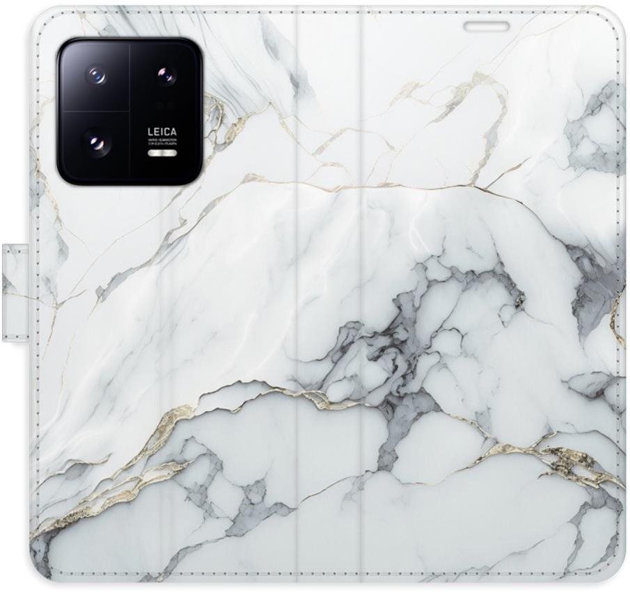 iSaprio flip puzdro SilverMarble 15 na Xiaomi 13 Pro Kryt na mobil