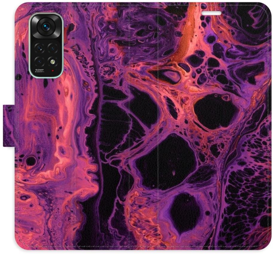 iSaprio flip puzdro Abstract Dark 02 pre Xiaomi Redmi Note 11/Note...