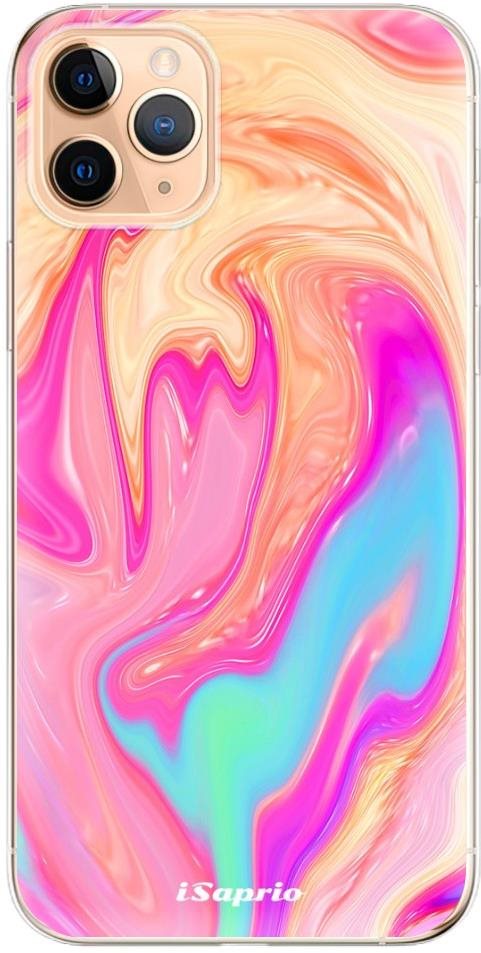 iSaprio Orange Liquid na iPhone 11 Pro Max Kryt na mobil