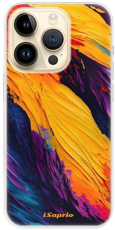 iSaprio Orange Paint na iPhone 14 Pro Kryt na mobil
