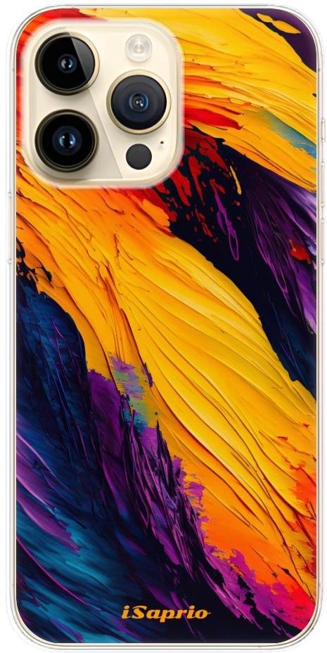 iSaprio Orange Paint na iPhone 14 Pro Max Kryt na mobil
