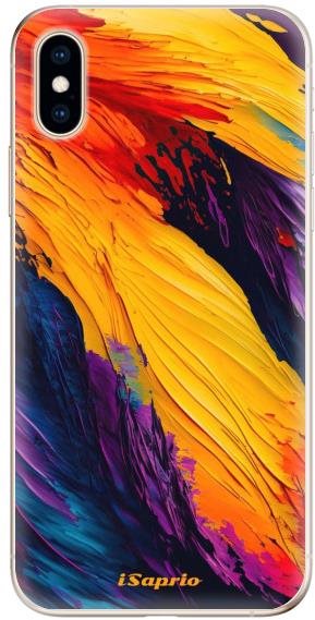 iSaprio Orange Paint pre iPhone XS Kryt na mobil