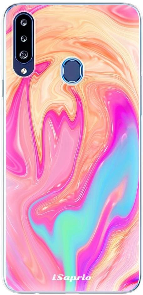 iSaprio Orange Liquid pre Samsung Galaxy A20s Kryt na mobil