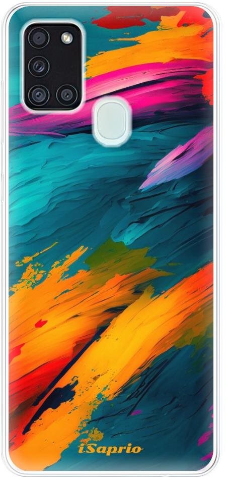 iSaprio Blue Paint na Samsung Galaxy A21s Kryt na mobil