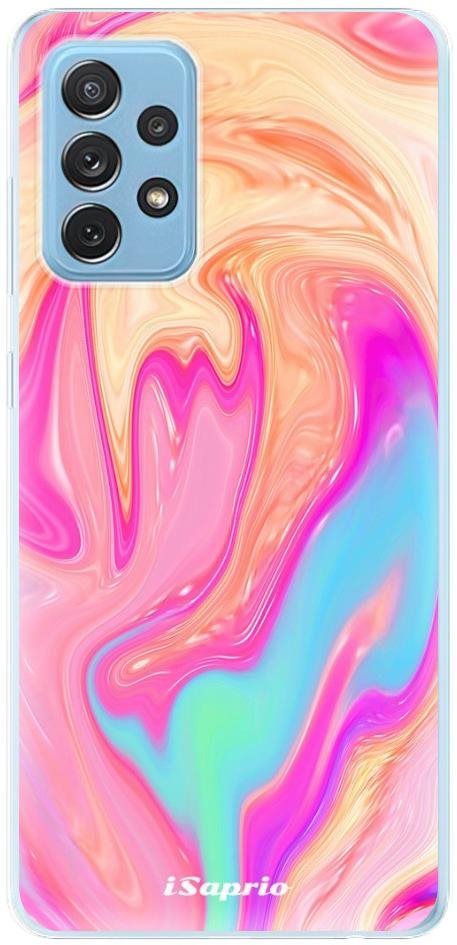 iSaprio Orange Liquid pre Samsung Galaxy A72 Kryt na mobil