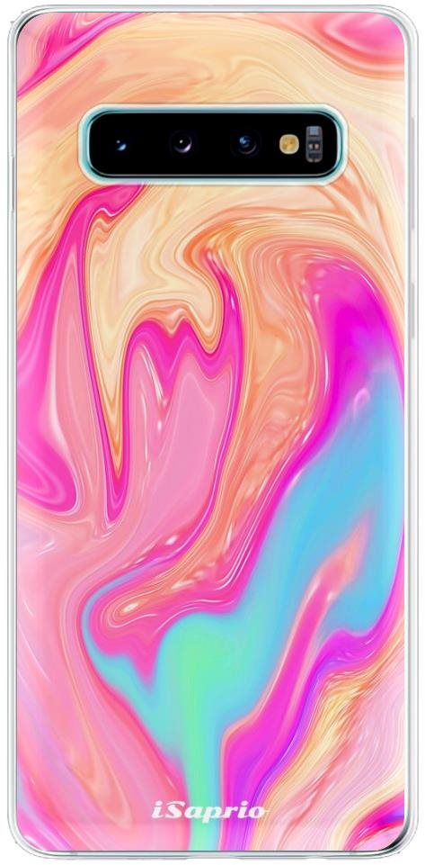 iSaprio Orange Liquid na Samsung Galaxy S10 Kryt na mobil