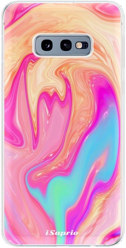 iSaprio Orange Liquid pre Samsung Galaxy S10e Kryt na mobil