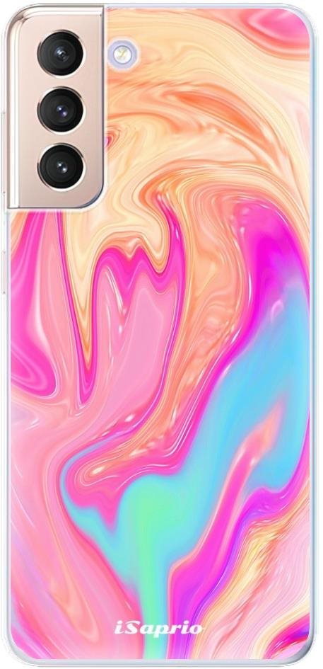 iSaprio Orange Liquid pre Samsung Galaxy S21 Kryt na mobil