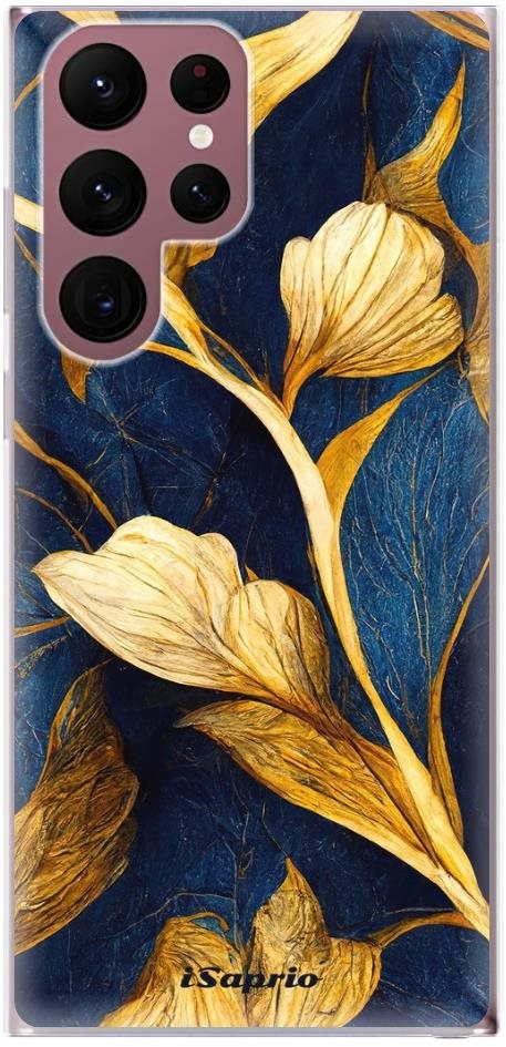 iSaprio Gold Leaves na Samsung Galaxy S22 Ultra 5G Kryt na mobil